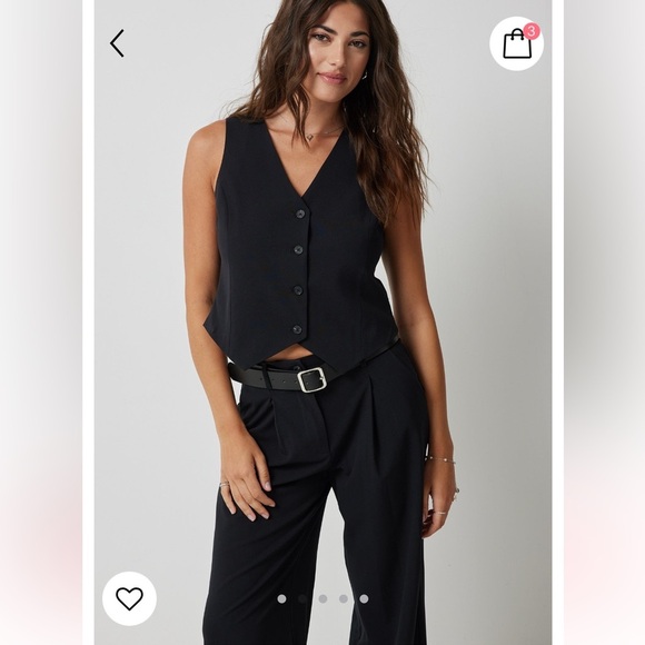 Ardene Tailored Vest. NWT. Medium - Picture 1 of 4